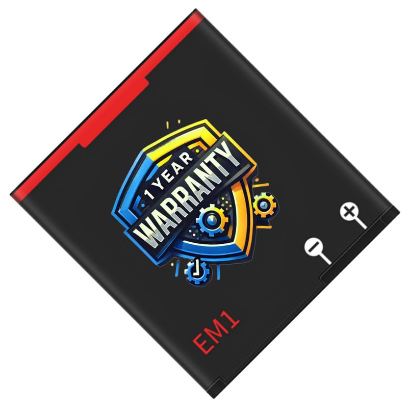 Image of Original EM1 Battery Compatible for BlackBerry Curve 9350 | Curve 9360 | Curve 9370 - (1000mAh) - 1 Year Warranty