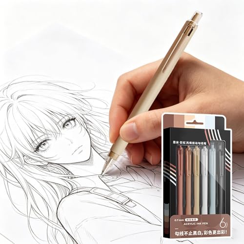 Stylos pointe fine de couleur pour prendre des notes et storyboards