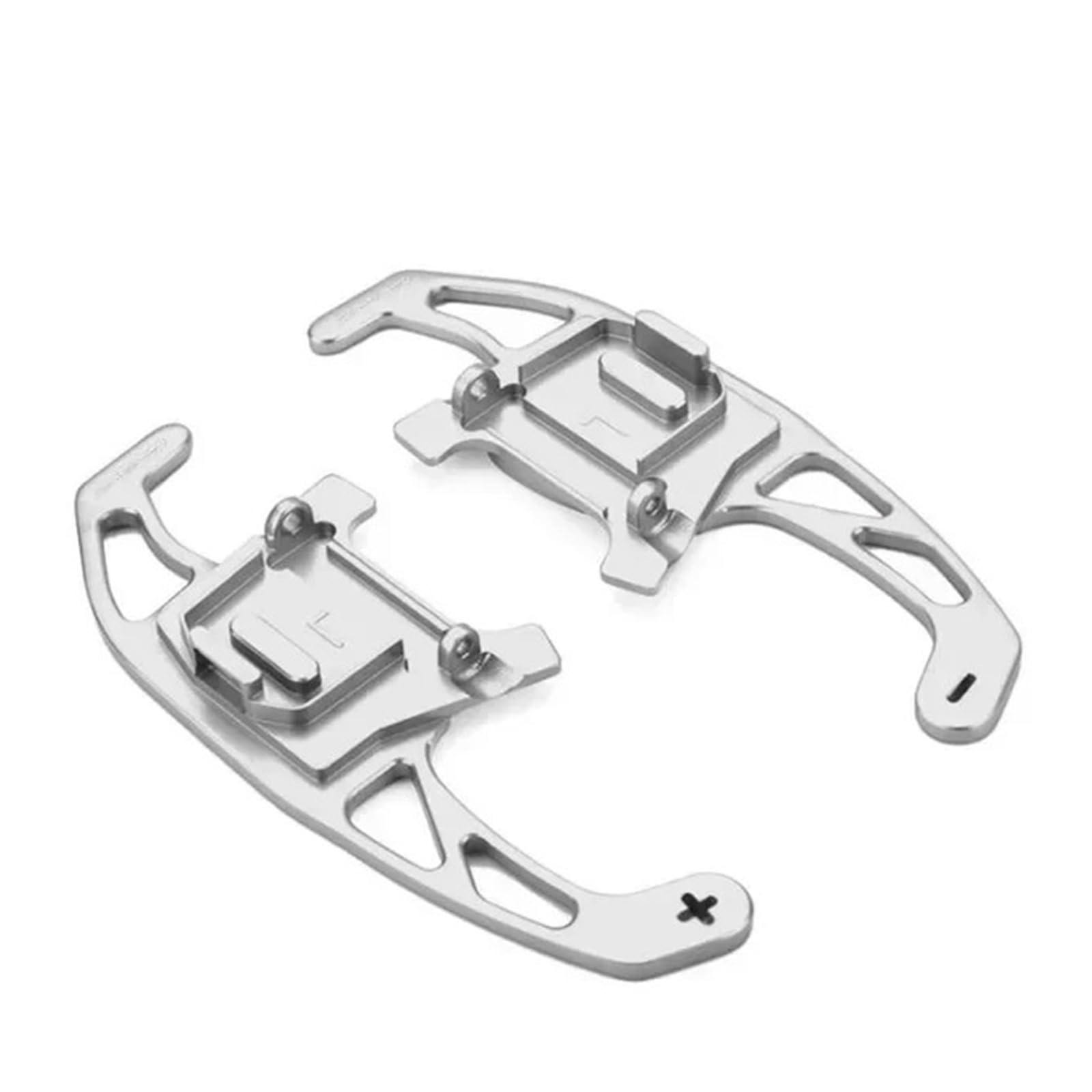 Xxiucj Car Paddle Shifter Extensions for VW for Golf for GTD for MK7 for Polo for GTI for Scirocco for Tiguan for for Passat Car Wheel Shift Paddle Shifter(Silver)