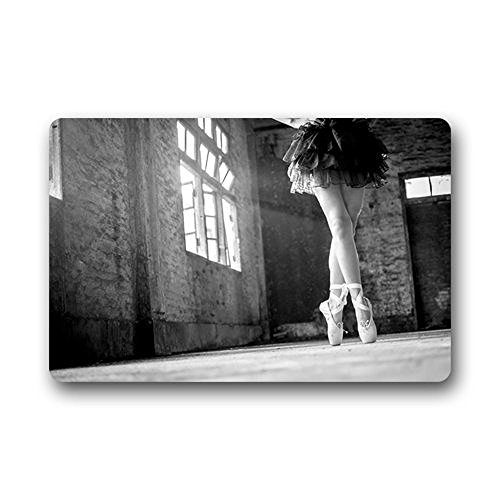 Shirley Alfombrillas de la Puerta del Ballet Danza Fondo Felpudo/Puerta para al Aire Libre/para Interiores área de Cuarto de baño decoración de la Cocina Alfombra/Felpudo 23,6u00a0x 15,7u00a0Pulgadas