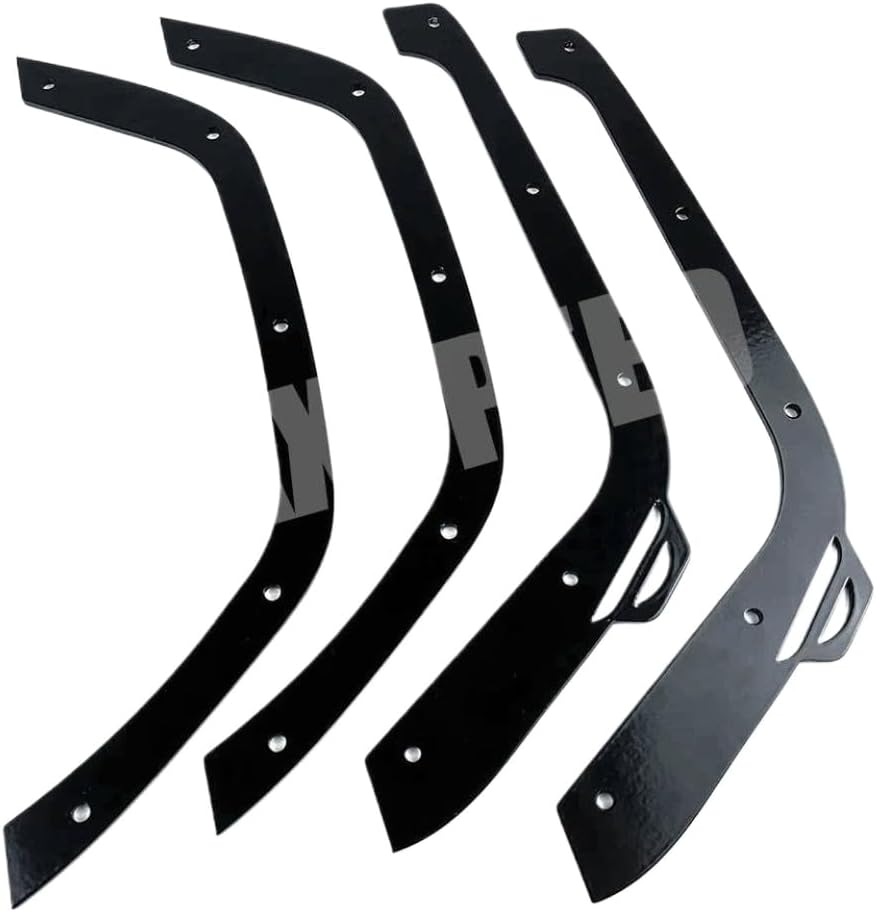 4PCSメタルフェンダーフレア1 6スケールRCクローラー車と互換性のあるSCX6 axi05000モデルに適合