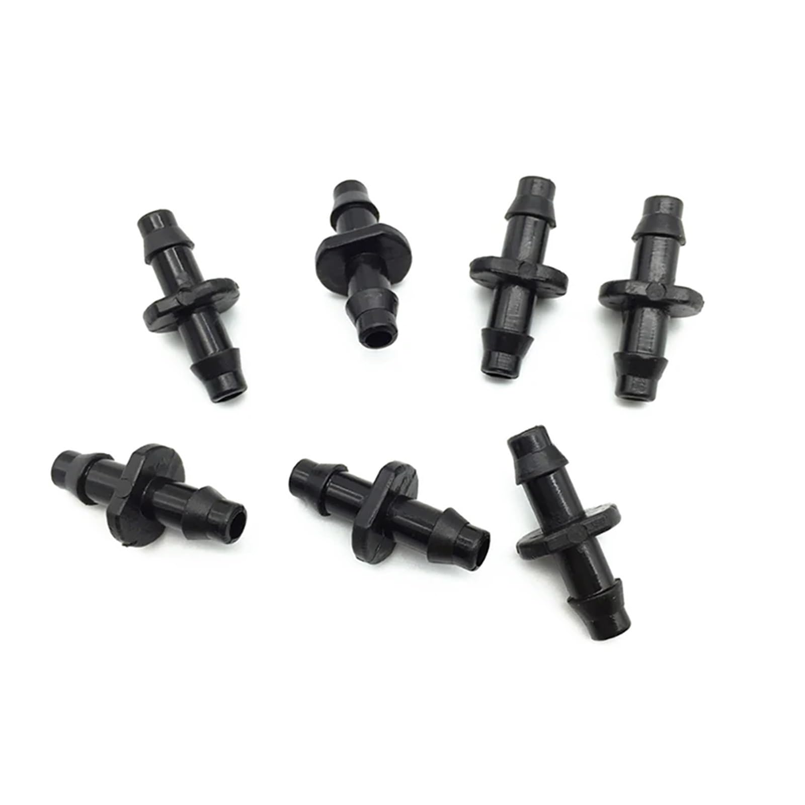 Quality Connettore for Tubo Flessibile da Giardino Dritto 1/4 "Doppio Spinato Tubo da Giardino Connettore Rapido Raccordi for Irrigazione a Goccia Agricola 500 Pz Durable