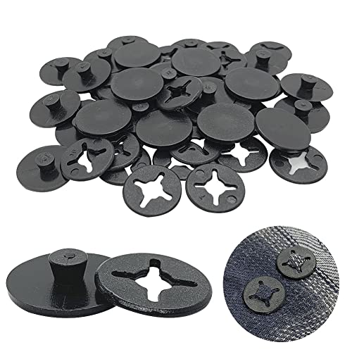 YYMSEN 50 Pcs Running Bib Clip Race Number Bib Clip Button Number Buckle Fastener Holder for Runners Marathon, Skating, Track and Field