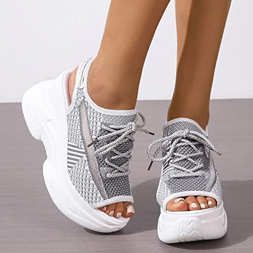 Sandalias deportivas de mujer ajustables para caminar sin cansancio 2