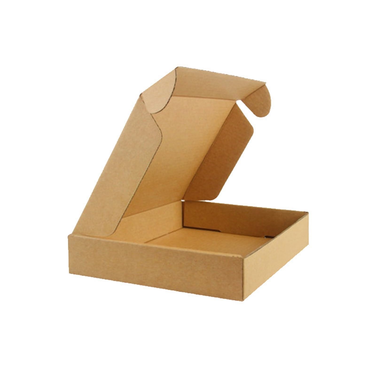 30PCS Small Shipping Boxes Corrugated Cardboard Packaging With Lids For Business Mailer Packing Pape Box For Mailer, Shipping(Brown,15x15x5CM)