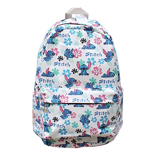 Lilo   Stitch Mochila de Lona de Viaje Escolar Deportiva de Ocio de impresión de Moda