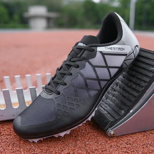 Mens Womens Boys Girls Spikes Athletics Racing Running Shoes Track and Field Sneaker …4