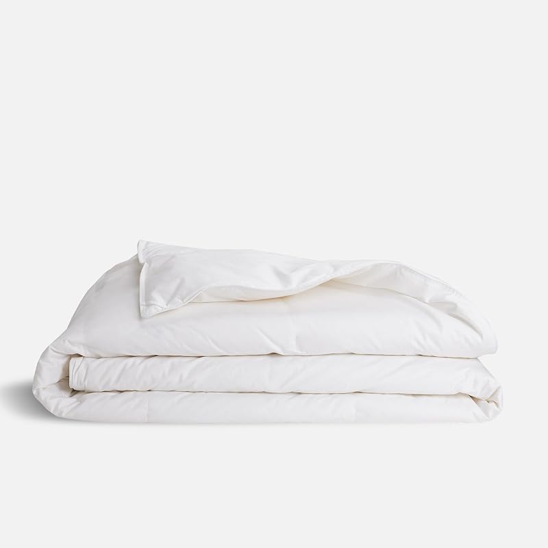 Down Comforter Hotel-Calidez de calidad, transpirable - Doble/TXL | Calidez para todas las estaciones de plumón natural en una carcasa de algodón 100%; la construcción de la caja deflectora se mantiene esponjosa y uniforme; comodidad de calidad de hotel.