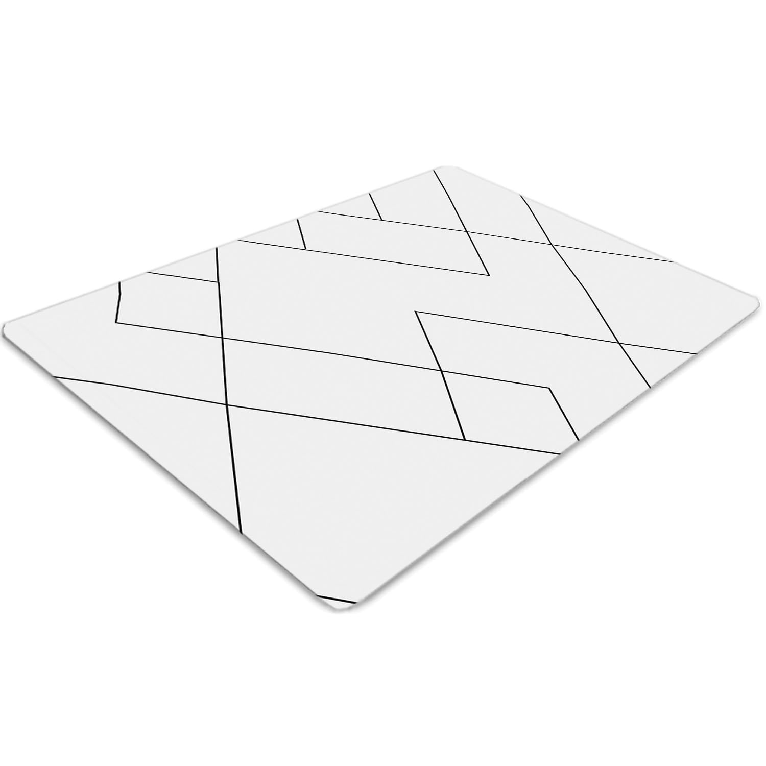 Tapis pour protection 140x100 cm en PVC transparent pour le sol de la maison et du bureau
