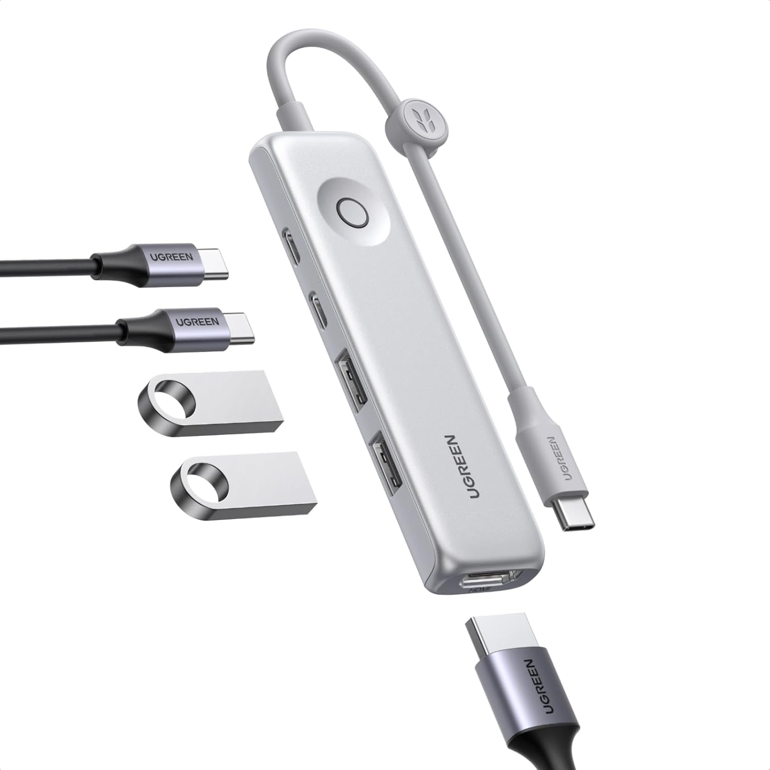 UGREEN USB C Hub 5-in-1 Revodok,...