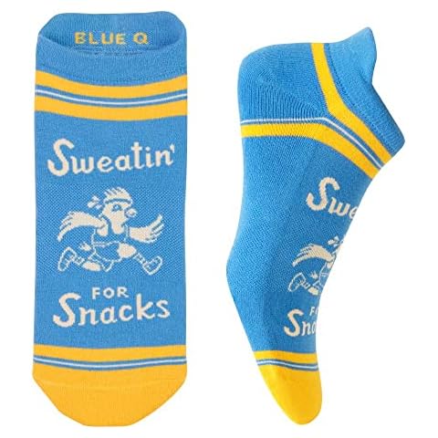 Blue Q Funny Athletic No-Show Socks thumbnail
