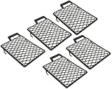 KOTARBAU® 5er Set Kunststoff Abstreifgitter 250x200mm Verzinkt zur Verwendung mit Farbwalzen