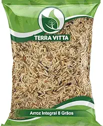 Arroz Integral 8 Grãos 1Kg