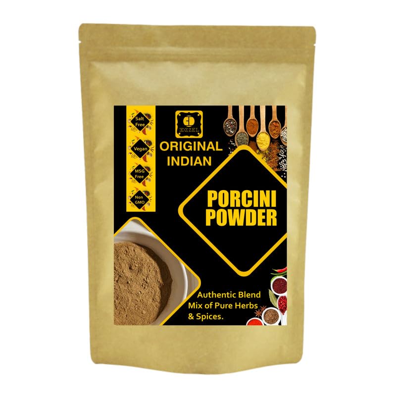 EDZZEL Unique Premium Indian Organic Porcini Powder Plant Based, Vegan, Gluten Free-100 GRAM (Pack Of 2)