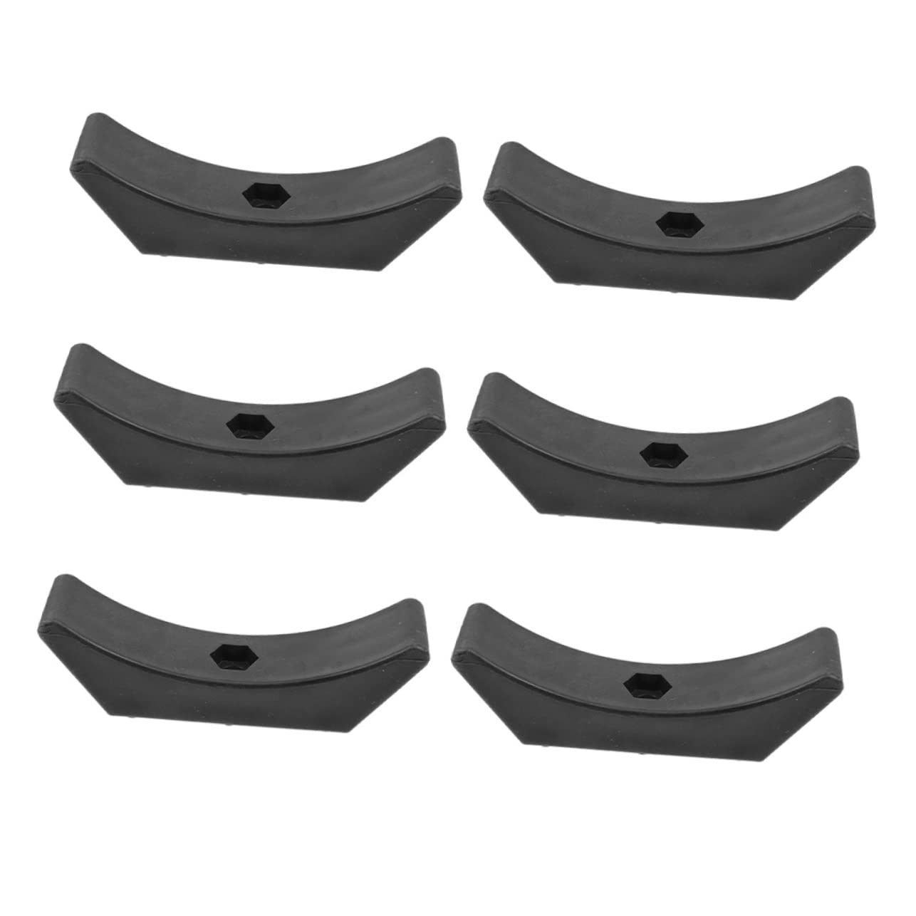 Milisten 6Pcs Sturdy Dumbbell Holder Rack for Home Workout Tool Professional Fitness Accessory Durable Design Prevents Rolling and Floor Damage Stable Base for Weight Lifting Equipment