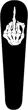 Kustom Cycle Parts Flip Off Dash Insert! Fits Harley-Davidson 2008-2020 Street Glides & 2010-2020 Road Glides. Black Metal Dash Insert with Hi-Res Graphic
