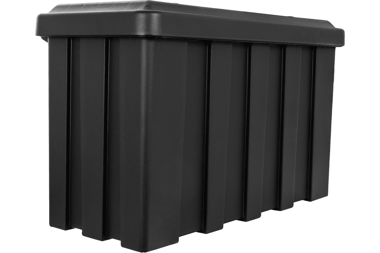 DAKEN Werkzeugkasten JUST 81106 Unterflurbox 750x350x450mm 75l für LKW Anhänger Transporter Nutzfahrzeuge Auflieger schlagfest wasserdicht Schwarz inkl 4 Schlüssel