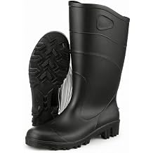Heartland All Purpose 15 Waterproof Work Boots for Men - Lightweight, Flexible Modern PVC Boots with Easy On/Off, Slip-Resistant Outsoles