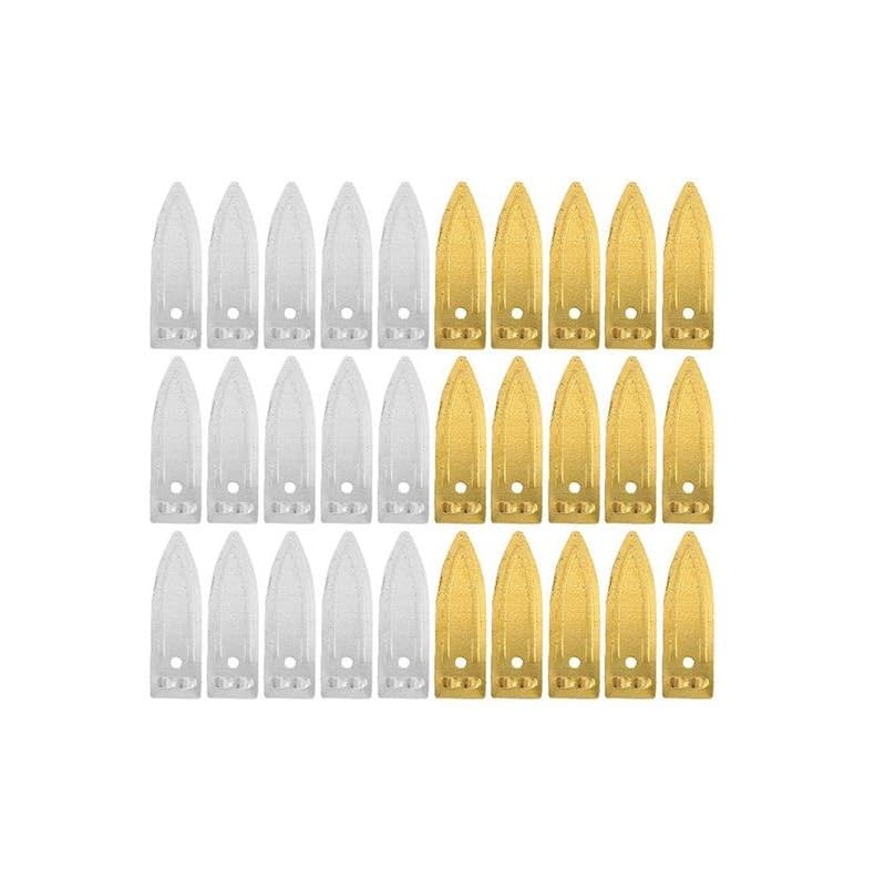 Feuille de cuivre conductrice et zinc pour plaques d'anodes d'électrodes 30 pièces - 5