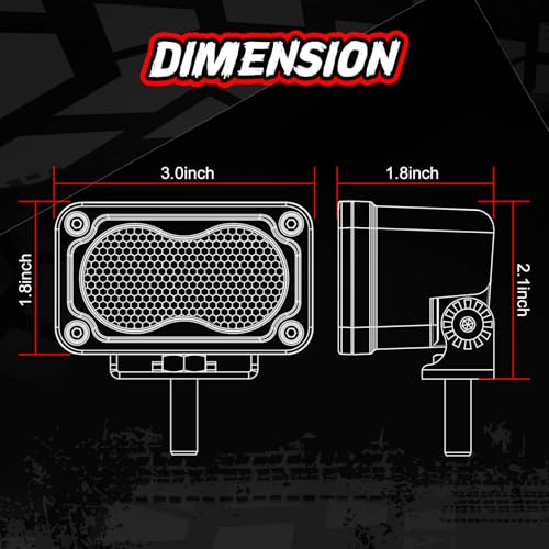 Image of 3 Inch LED Pod Lights Cube Camping Auxiliary Work Light Bar | 2PCS Waterproof CREE LED Pods Super Bright Bumper Reverse Diffuse LED Lights for Truck Pickup ATV UTV SUV 4x4 Boat RV