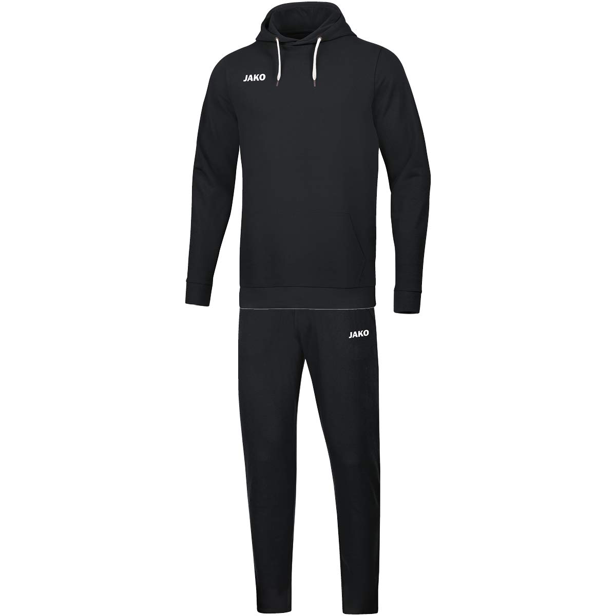 JAKO Children's Base with Hooded Sweatshirt, Jogging Suit, Black, 140