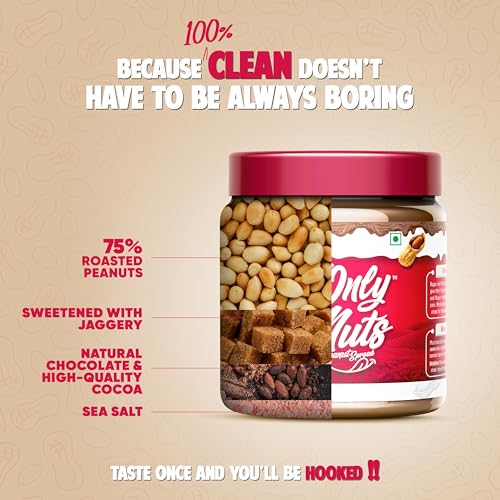 Image of DC Doctors Choice High Protein Peanut Butter, Only Nuts, Dark Chocolate Flavour, Gluten-Free, Zero Trans Fat, Vegan, Chocolate Fudge Creamy (750 g) (Pack of 1)