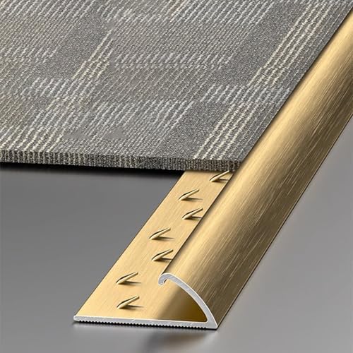 Aluminum Transition Strip for Wood to Carpet & Tile - 90cm Floor Edging Trim, Durable & Stylish, Perfect for Seamless Home Flooring Transition