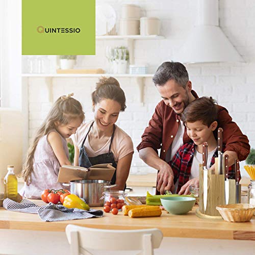 QUINTESSIO Magnetische Messenblok zonder Messen - Halfronde Magnetische Houten Messenhouder - XL-Messenplank met Extra… - Afbeelding 8