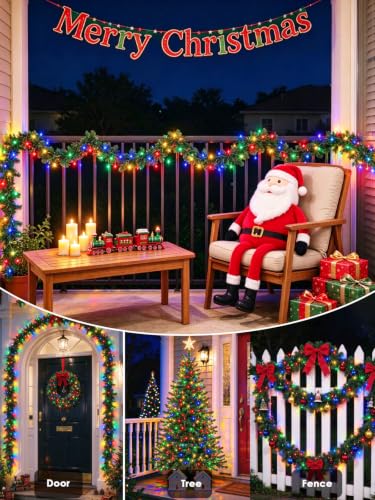 EXF 4-Pack 152' Solar Christmas String Lights - 19.99 w/ Code + 50% Off Code G7LDRJEO - image 7