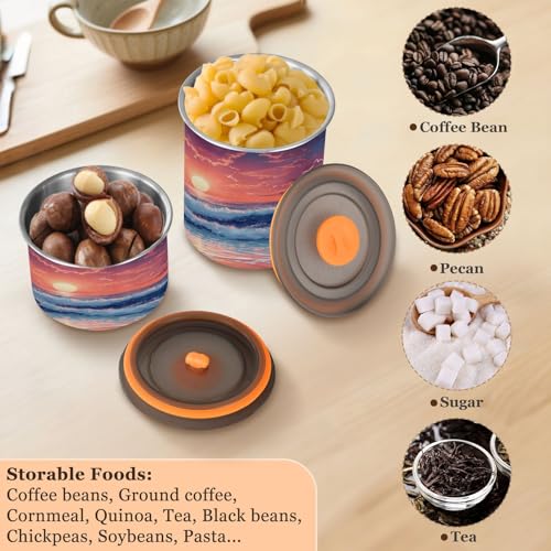 Envase de café hermético acero inoxidable 30oz con tapa miniatura 5