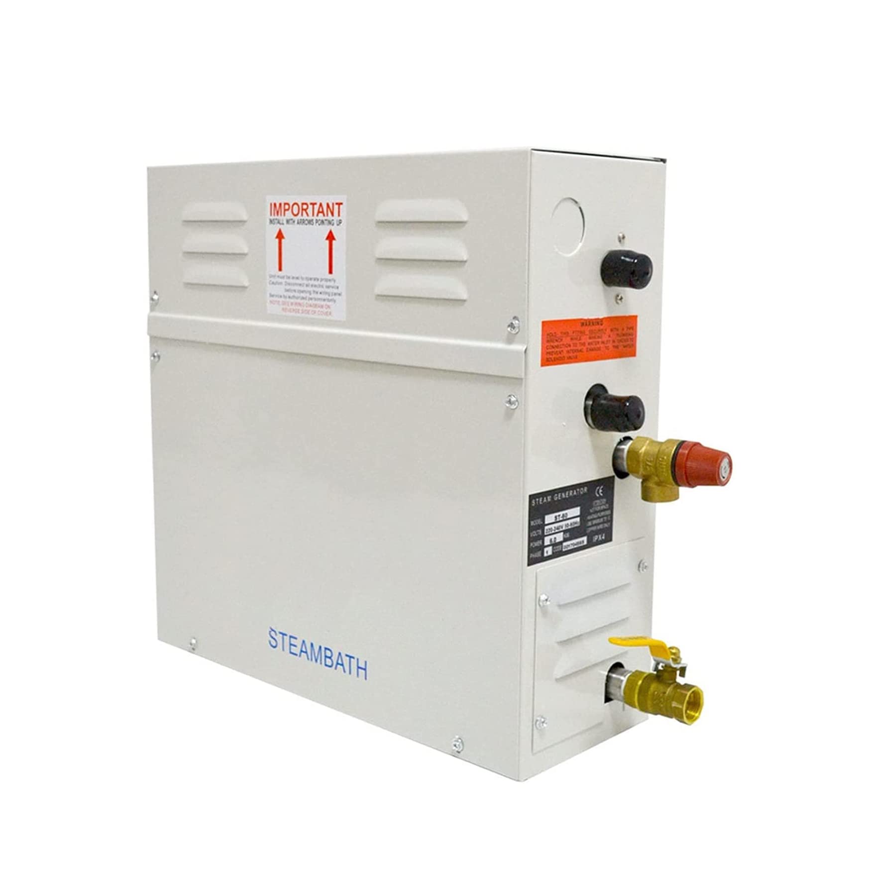 5-18KW Steam Generator Sauna Machine Steam Generator Home Steam Room Machine Wet Stream Furnace Commercial Sauna Equipment Digital Controller Shower Bath Home Steam Bath Spa Generator (7KW)