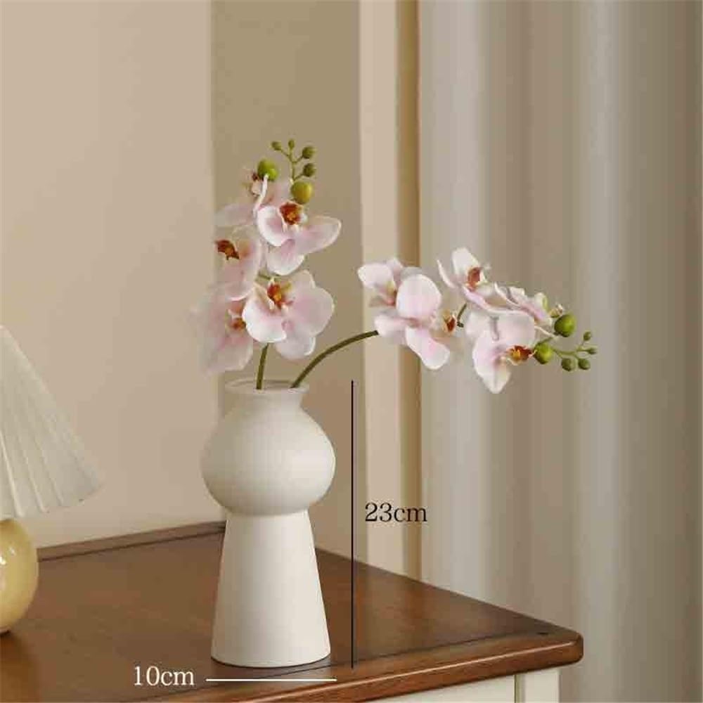 Sztuczne kwiaty Różowe Phalaenopsis Symulowane Kwiaty Pojedyncze Sztuczne Salon Kompozycja Kwiatowa Pulpit
