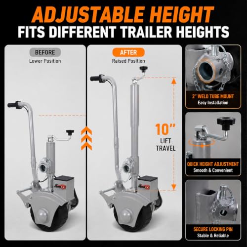 LMAOSS 5000 LBS Electric Trailer Dolly