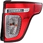 Evan-Fischer Tail Light Assembly Compatible with 2011-2015 Ford Explorer Clear and Red Lens Passenger Side