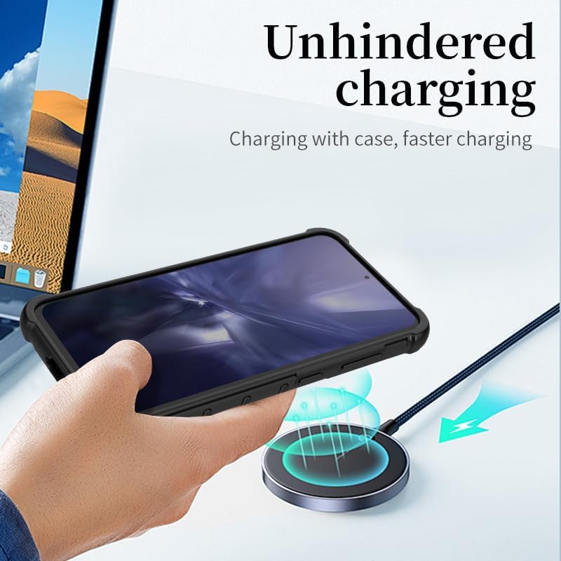 Samsung Galaxy S25 phone case supporting wireless charging