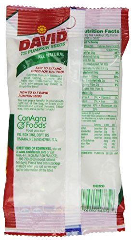 David's Pumpkin Seeds, 2.2500-ounces (Pack of12) - Thumbnail 2
