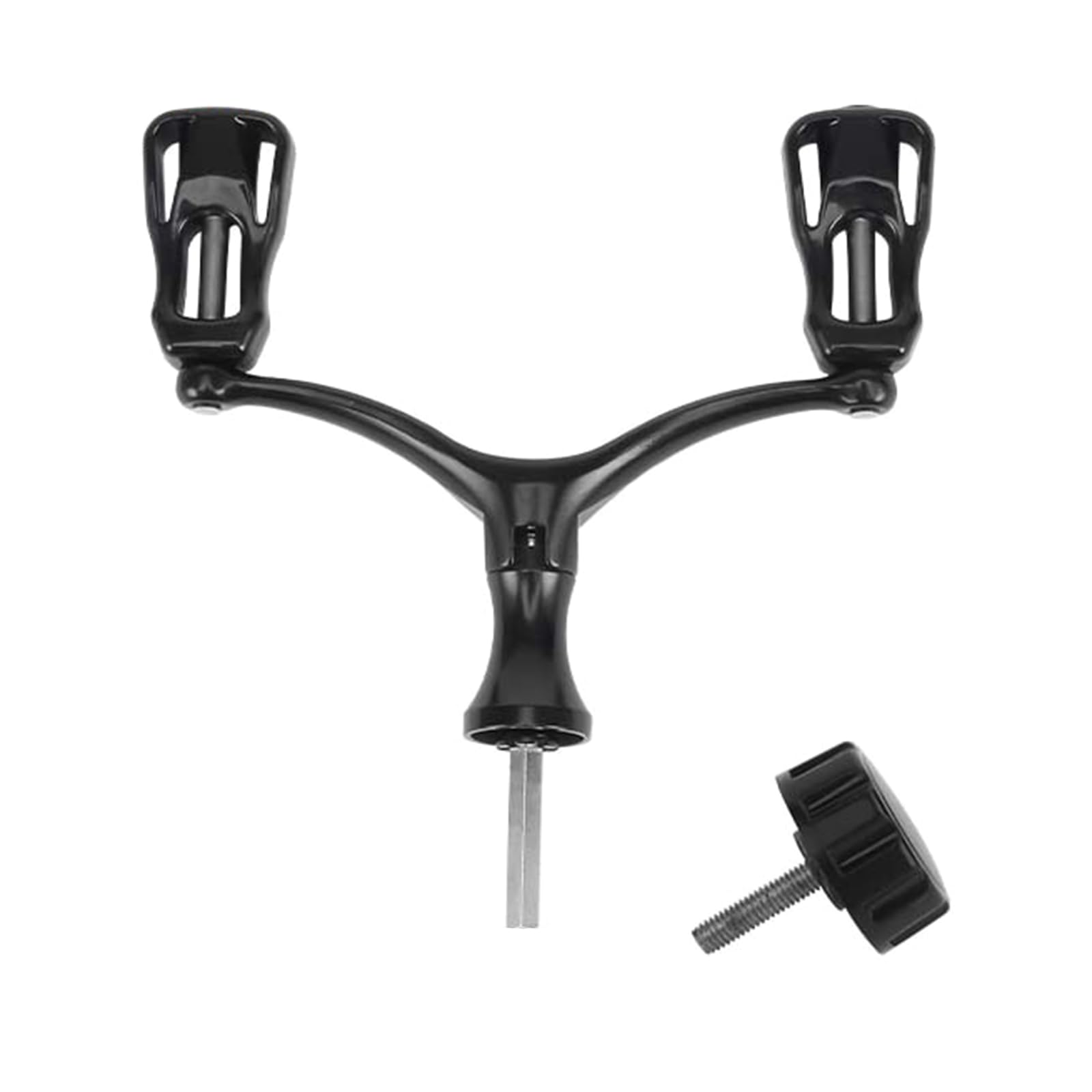 COPLKY Fishing Reel Double Arm Fishing Reel Handle Arm Grip for Baitcasting Reel, Fishing Reel Handle