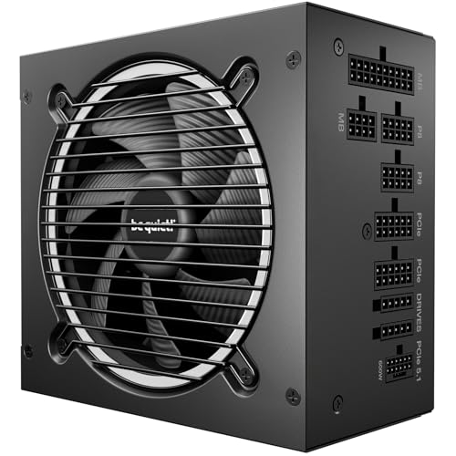 be quiet! Pure Power 13 M 1000W Netzteil, 80 Plus® Gold Effizienz, ATX 3.1-Netzteil, für PCIe 5.1 GPUs, 120mm be quiet! Lüfter, semi-passiver Betrieb möglich, LLC-Technologie, Single-Rail