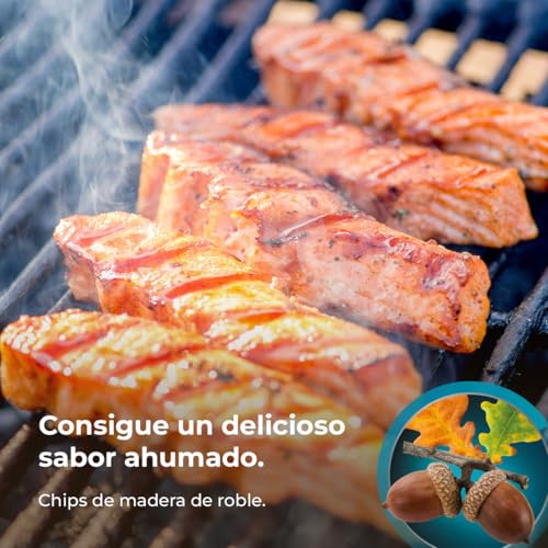 Cecotec Zubehör für Heißluftfritteusen - Air Fryer - Smokin’ Apple Pellets. Holzpellets aus Apfelbaumholz zum Räuchern, die einen einzigartigen Geschmack und ein charakteristisches Aroma verleihen