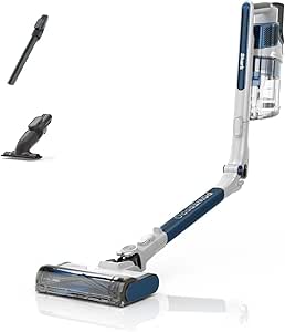 Shark PowerPro Cordless Stick Vacuum Cleaner, Lightweight, Floor Detect Technology, Anti-Hair Wrap Technology, Anti-Allergen Complete Seal, Flexible, Handheld mode, Navy Metallic, IZ380UK