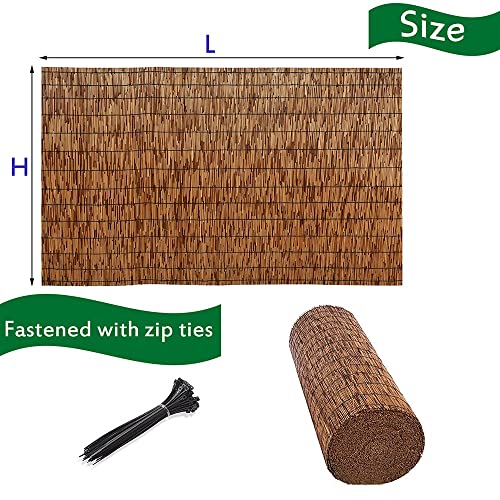Cxfang Reed Safety Fence For Garden Residential, Dogs Plants Proection, Eco-Friendly Bamboo Fencing Decorative Roll Up Blind, #TOP5