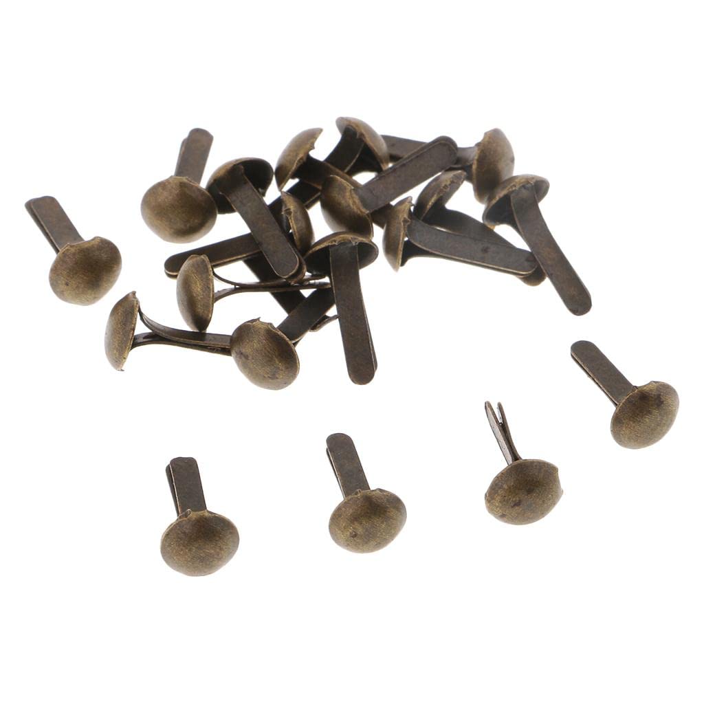 Creative Expressions Antique Metallics Mini Round Brads - 100ct