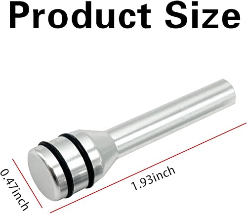 Miniatura 2 de Paquete de 4 pomos para cerradura de puerta de automóvil, pasadores de aleación de aluminio para cerradura de puerta interior, kits decorativos de