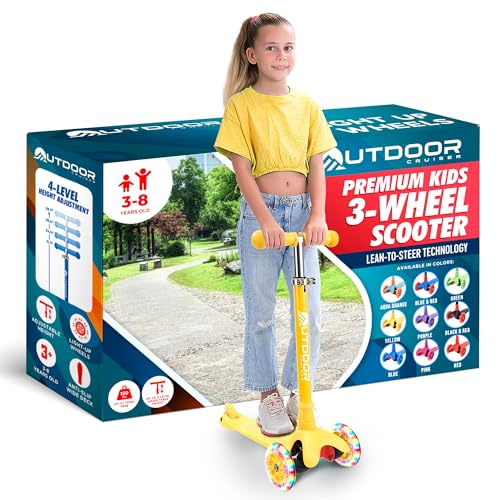 Outdoor Cruiser 3-Wheel Kids Scooter (Ages 3-8)