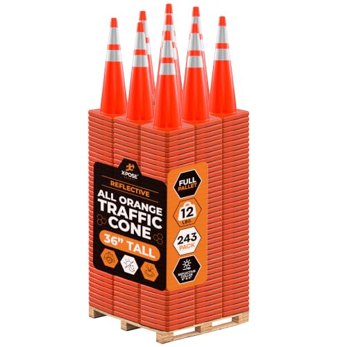 Image of Xpose Safety 36 Inch Orange Traffic Cones