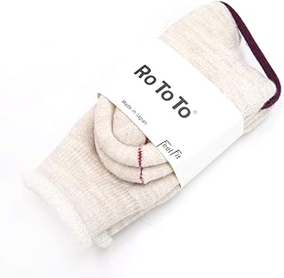 [ロトト] DOUBLE FACE SOCKS［R1001］23～25cm OATMEAL