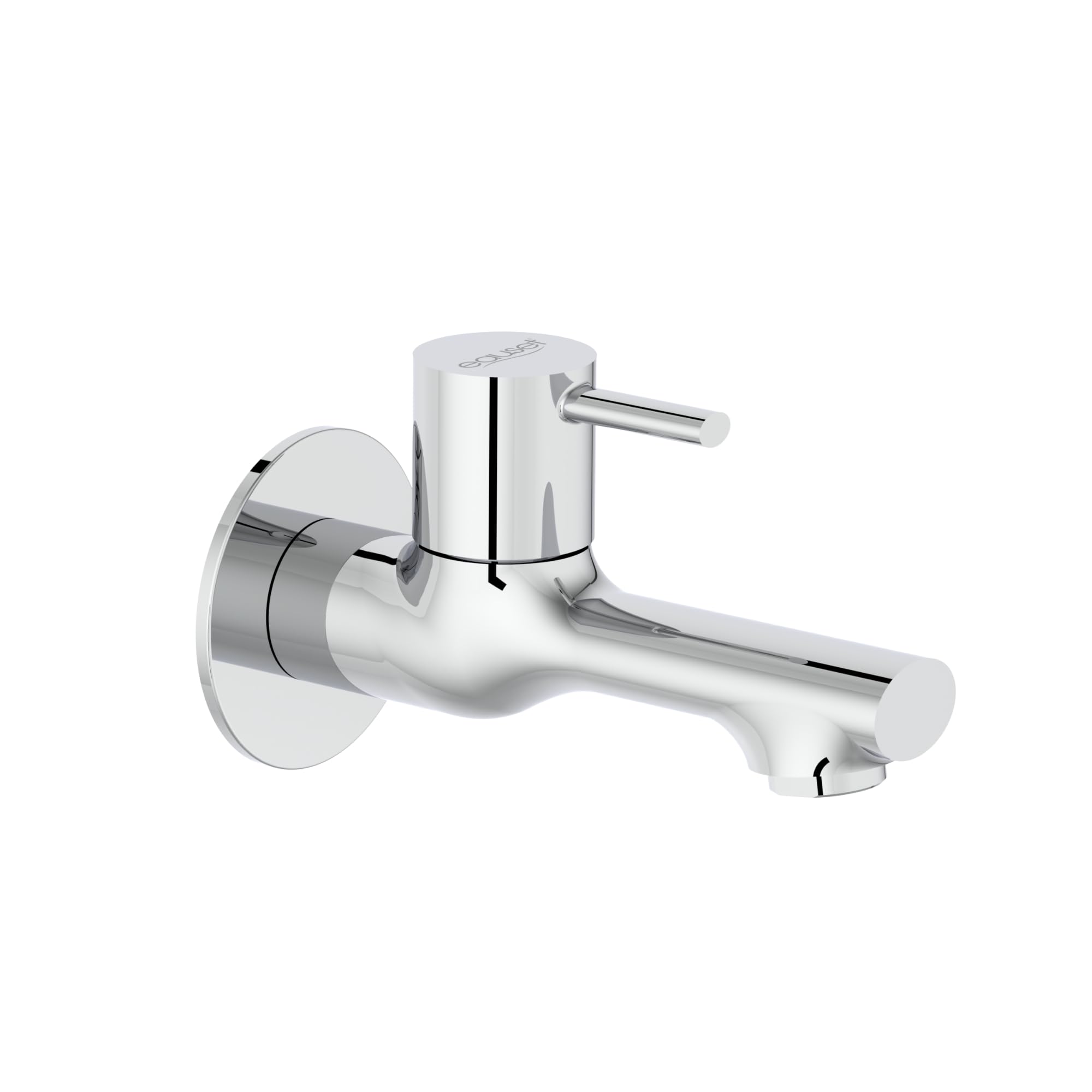 Plus Brass Long Bib Cock with Wall Flange | Wall Mounted Bathroom Tap | Leak Resistant Utility Water Tap | Corrosion Resistant High Flow 13 LPM | Polished Finish-image-23
