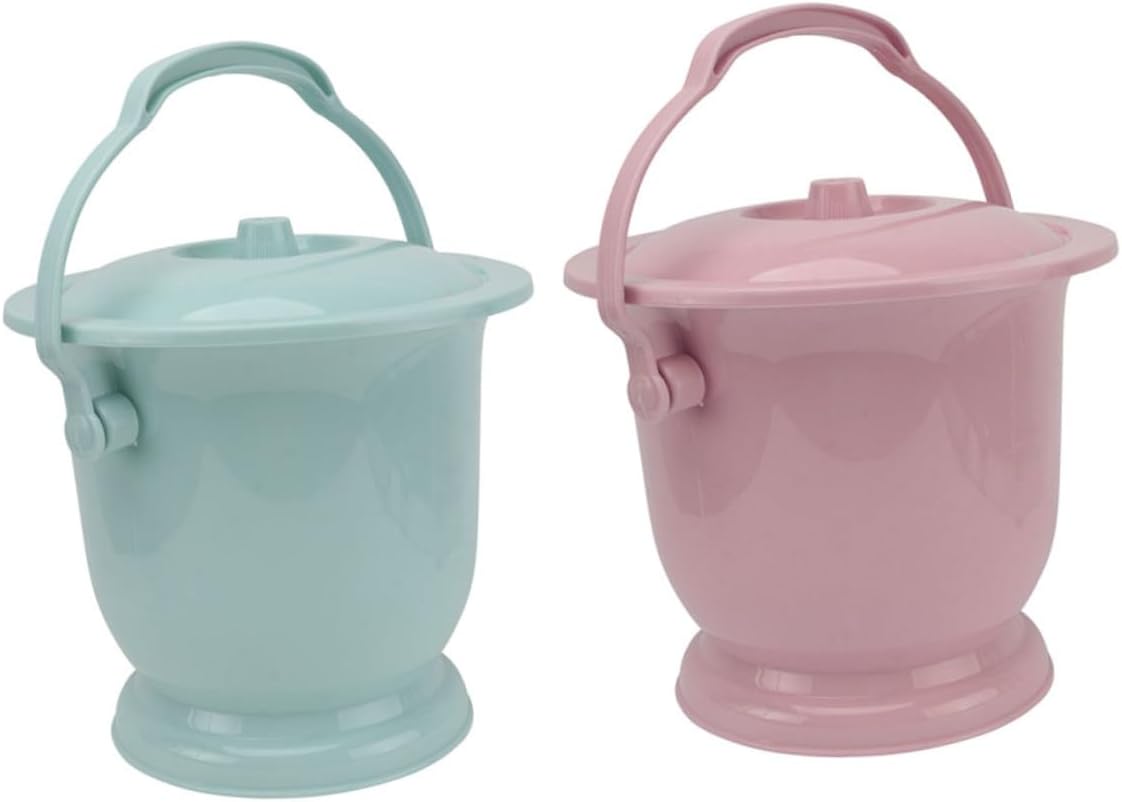 GLEAVI 2pcs Pregnant Women Adult Handheld Portable Urinal Capacity Urine Pot Urine Diverter Easy to Clean