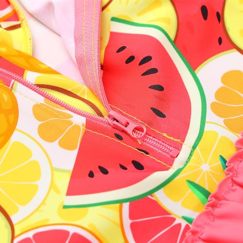 Image of XFGIRLS Baby /Toddler Girls Swimsuit Long Sleeve One-Piece Bathing Suit Rash Guard for Kids UPF 50+ Swimwear