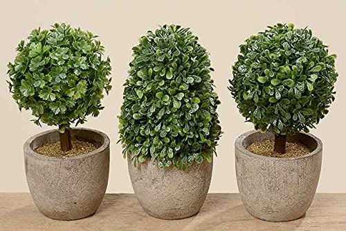 Pianta decorativa in plastica in altezza pentola